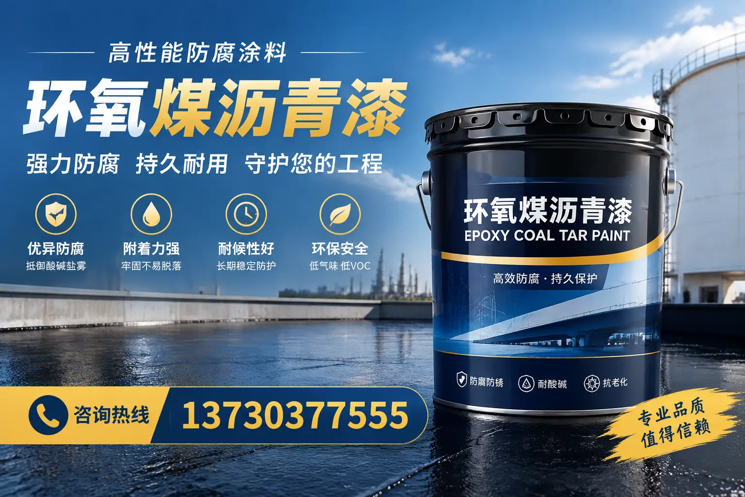 环氧煤沥青漆的耐久性分析，适合韶关的使用场景